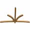 Ekena Millwork Davenport Rough Sawn Timber Gable Bracket, Western Red Cedar, 96"W x 64"H x 4"D x 4"F, 16/12 Pitch GBW096X64X0404DAV00RWR - alternate 3